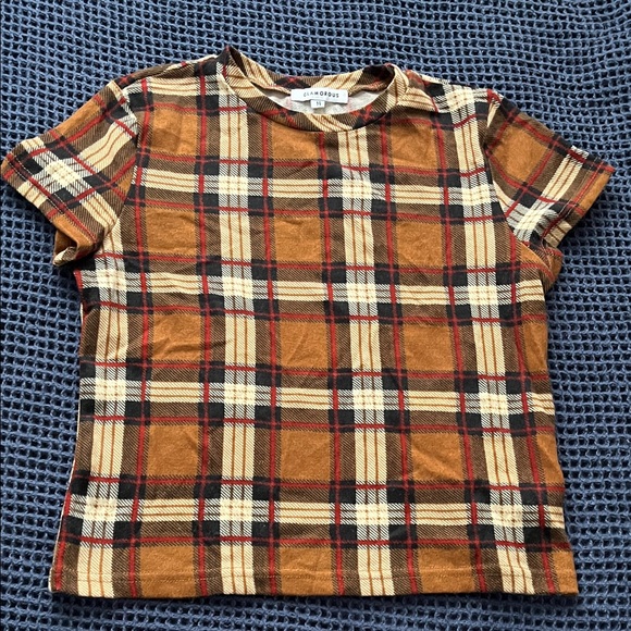 Glamorous Tops - Glamorous Tartan Tee